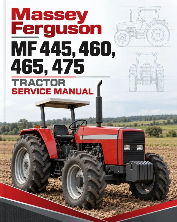 Massey Ferguson MF 445, 460, 465, 475 Tractor Service Manual Massey Ferguson MF 445, 460, 465, 475 Tractor Service Manual