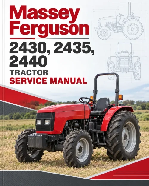 Massey Ferguson 2430, 2435, 2440 Tractor Service Manual Massey Ferguson 2430, 2435, 2440 Tractor Service Manual