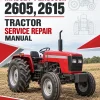 Massey Ferguson 2605, 2615 Tractor Service Manual