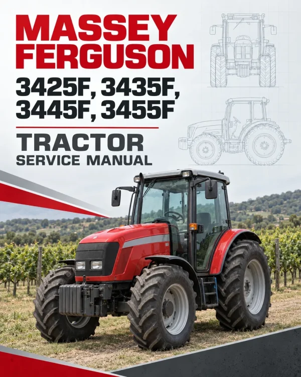Massey Ferguson 3425F, 3435F, 3445F, 3455F Tractor Service Manual Massey Ferguson 3425F, 3435F, 3445F, 3455F Tractor Service Manual