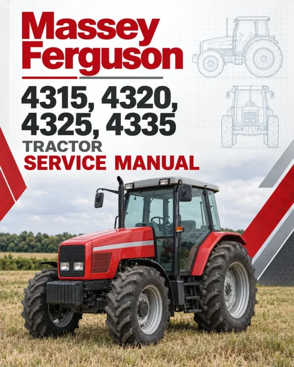 Massey Ferguson 4315, 4320, 4325, 4335 Tractor Service Manual