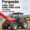 Massey Ferguson 4345, 4355, 4360, 4365, 4370 Tractor Service Manual