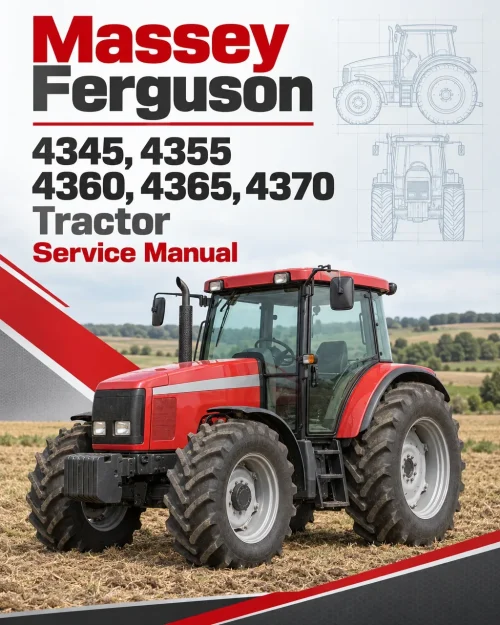 Massey Ferguson 4345, 4355, 4360, 4365, 4370 Tractor Service Manual