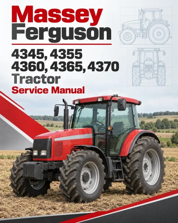 Massey Ferguson 4345, 4355, 4360, 4365, 4370 Tractor Service Manual
