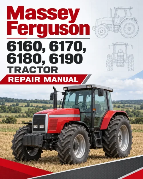 Massey Ferguson 6160, 6170, 6180, 6190 Tractor Repair Manual Massey Ferguson 6160, 6170, 6180, 6190 Tractor Repair Manual