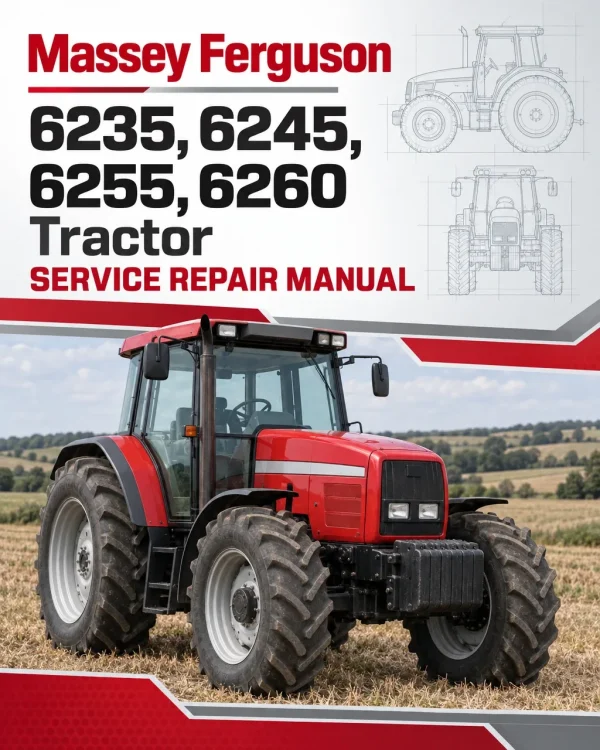 Massey Ferguson 6235, 6245, 6255, 6260 Tractor Service Manual Massey Ferguson 6235, 6245, 6255, 6260 Tractor Service Manual