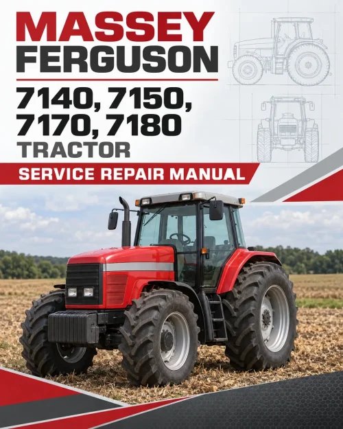 Massey Ferguson 7140, 7150, 7170, 7180 Tractor Service Manual Massey Ferguson 7140, 7150, 7170, 7180 Tractor Service Manual