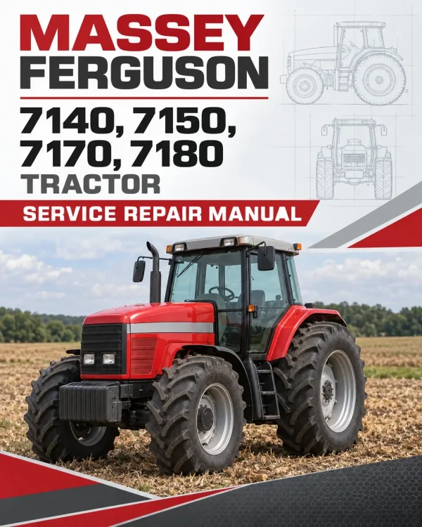 Massey Ferguson 7140, 7150, 7170, 7180 Tractor Service Manual Massey Ferguson 7140, 7150, 7170, 7180 Tractor Service Manual