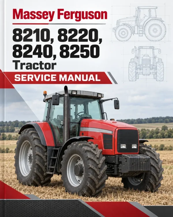 Massey Ferguson 8210, 8220, 8240, 8250 Tractor Service Manual Massey Ferguson 8210, 8220, 8240, 8250 Tractor Service Manual