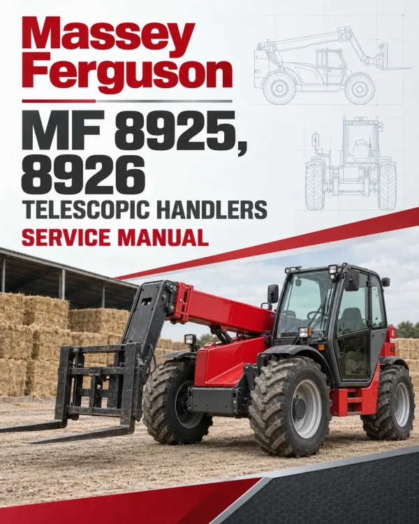 Massey Ferguson MF 8925, 8926 Telescopic Handlers Service Manual