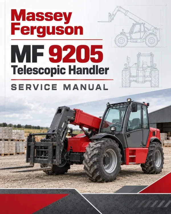 Massey Ferguson MF 9205 Telescopic Handler Service Manual