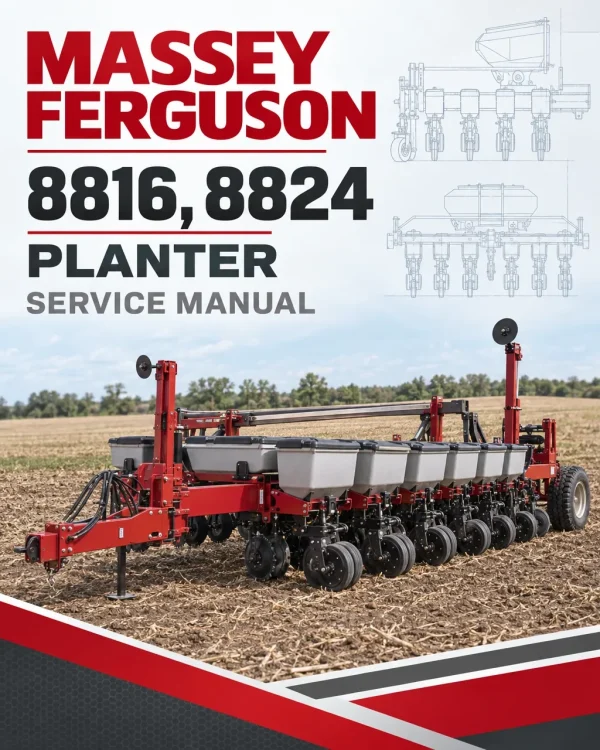 Massey Ferguson 8816, 8824 Planter Service Manual Massey Ferguson 8816, 8824 Planter Service Manual