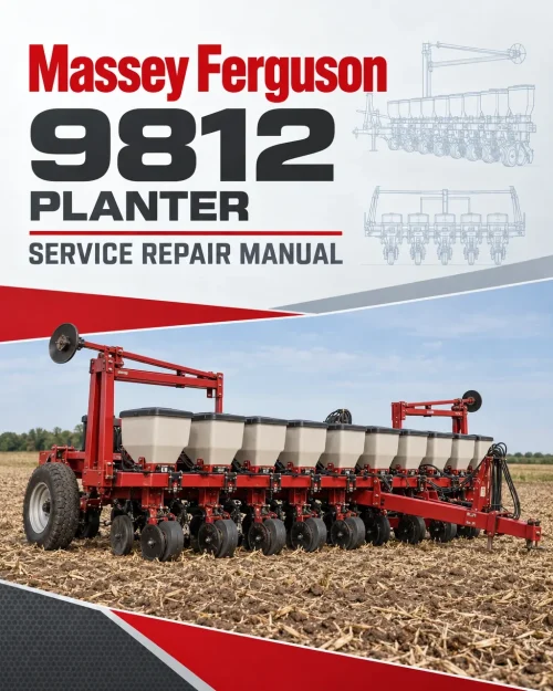 Massey Ferguson 9812 Planter Service Manual