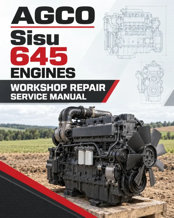 AGCO Sisu 645 Engines Workshop Repair Service Manual AGCO Sisu 645 Engines Workshop Repair Service Manual