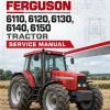 Massey Ferguson 6110, 6120, 6130, 6140, 6150 Tractor Service Manual