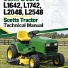 John Deere L1642, L1742, L2048, L2548 Scotts Tractor Technical Manual (TM1949) John Deere L1642, L1742, L2048, L2548 Scotts Tractor Technical Manual (TM1949)