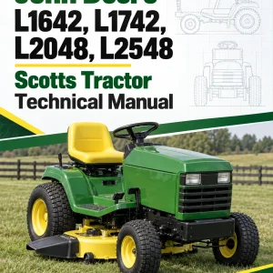 John Deere L1642, L1742, L2048, L2548 Scotts Tractor Technical Manual (TM1949)