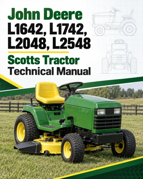 John Deere L1642, L1742, L2048, L2548 Scotts Tractor Technical Manual (TM1949) John Deere L1642, L1742, L2048, L2548 Scotts Tractor Technical Manual (TM1949)