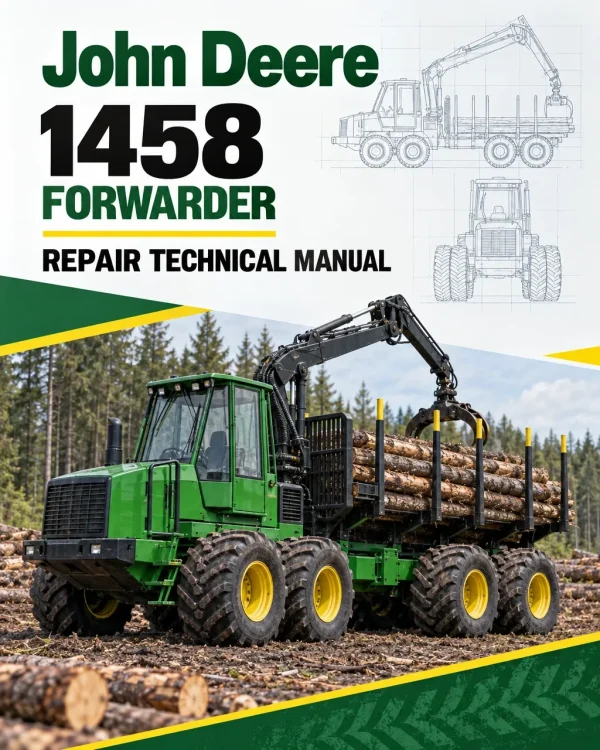 John Deere 1458 Forwarder Repair Technical Manual (TM1993)