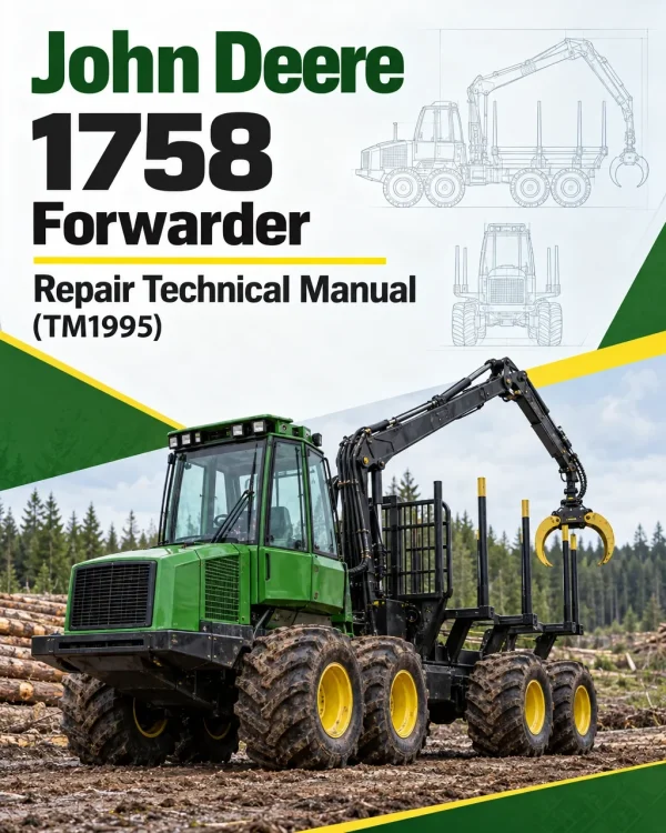 John Deere 1758 Forwarder Repair Technical Manual (TM1995) John Deere 1758 Forwarder Repair Technical Manual (TM1995)