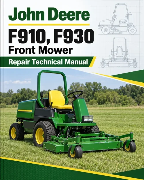 John Deere F910, F930 Front Mower Repair Technical Manual (TM1301) John Deere F910, F930 Front Mower Repair Technical Manual (TM1301)