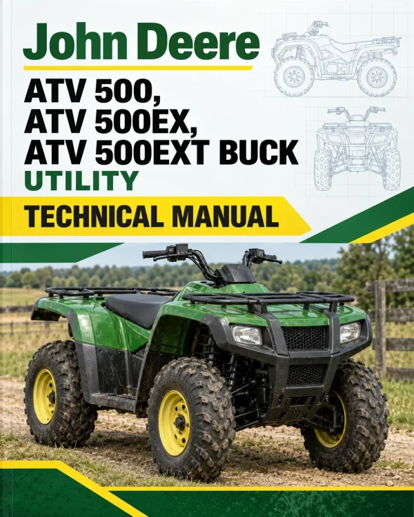 John Deere ATV 500, ATV 500EX, ATV 500EXT Buck Utility Technical Manual John Deere ATV 500, ATV 500EX, ATV 500EXT Buck Utility Technical Manual