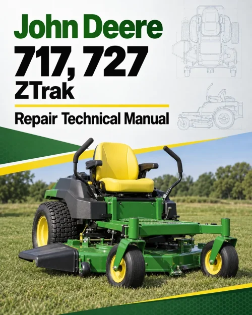 John Deere 717, 727 ZTrak Repair Technical Manual