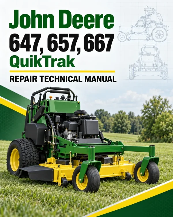John Deere 647, 657, 667 QuikTrak Repair Technical Manual John Deere 647, 657, 667 QuikTrak Repair Technical Manual