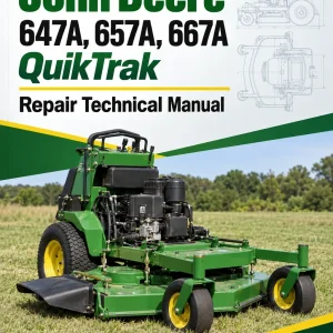 John Deere 647A, 657A, 667A QuikTrak Repair Technical Manual