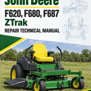 John Deere F620, F680, F687 ZTrak Repair Technical Manual