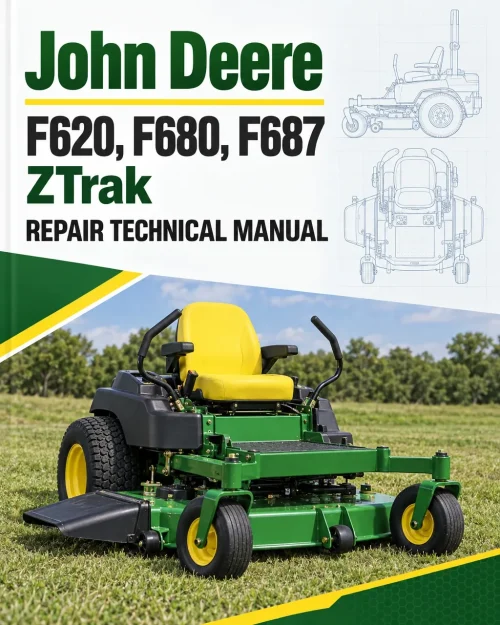 John Deere F620, F680, F687 ZTrak Repair Technical Manual