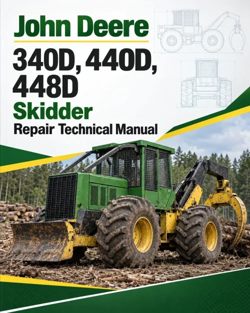 John Deere 340D, 440D, 448D Skidder Repair Technical Manual John Deere 340D, 440D, 448D Skidder Repair Technical Manual