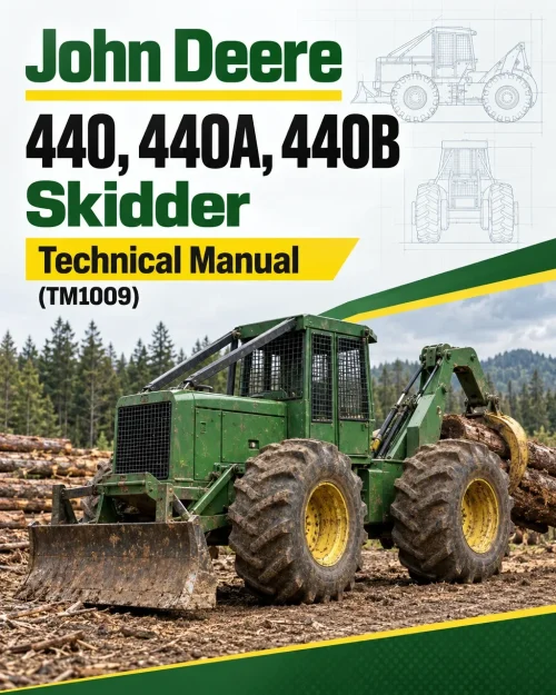 John Deere 440, 440A, 440B Skidder Technical Manual (TM1009) John Deere 440, 440A, 440B Skidder Technical Manual (TM1009)