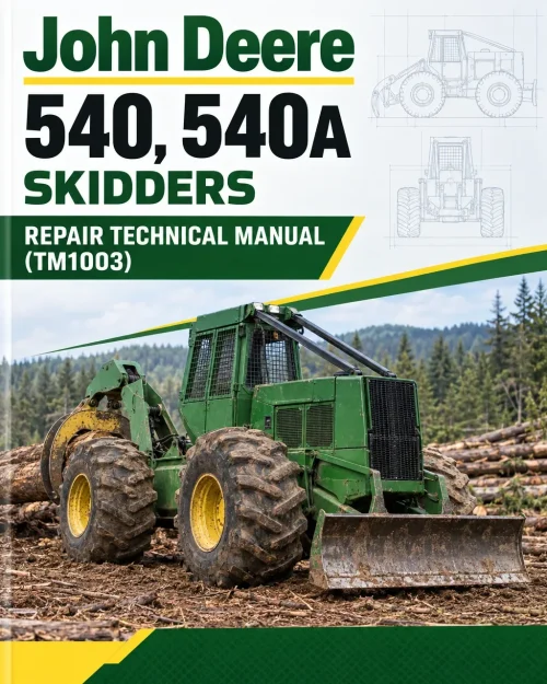 John Deere 540, 540A Skidders Repair Technical Manual (TM1003)
