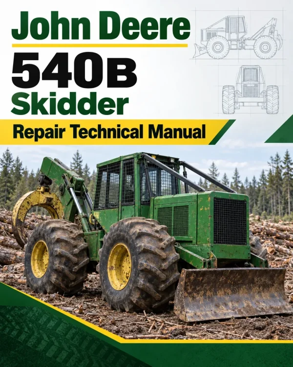 John Deere 540B Skidder Repair Technical Manual (TM1139) John Deere 540B Skidder Repair Technical Manual (TM1139)