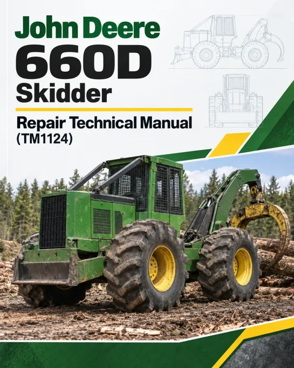 John Deere 660D Skidder Repair Technical Manual (TM1124) John Deere 660D Skidder Repair Technical Manual (TM1124)