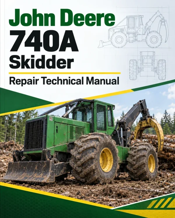 John Deere 740A Skidder Repair Technical Manual (TM1213) John Deere 740A Skidder Repair Technical Manual (TM1213)