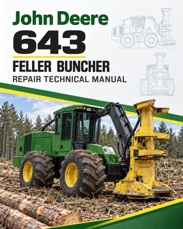 John Deere 643 Feller Buncher Repair Technical Manual