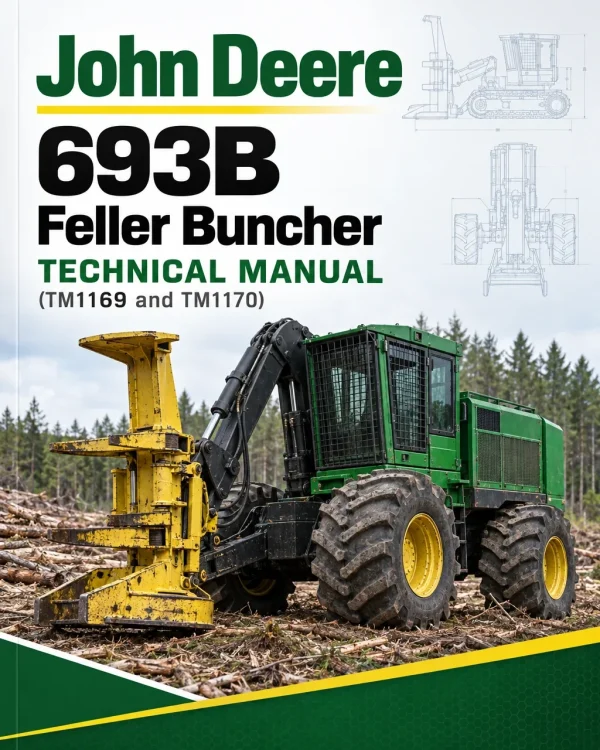 John Deere 693B Feller Buncher Technical Manual (TM1169 and TM1170) John Deere 693B Feller Buncher Technical Manual (TM1169 and TM1170)