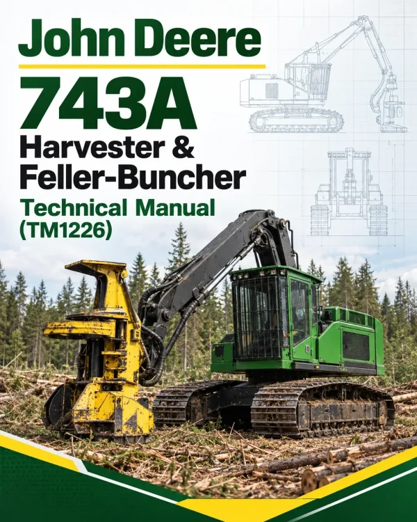 John Deere 743A Harvester & Feller-Buncher Technical Manual (TM1226) John Deere 743A Harvester & Feller-Buncher Technical Manual (TM1226)