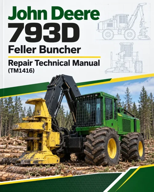 John Deere 793D Feller Buncher Repair Technical Manual (TM1416) John Deere 793D Feller Buncher Repair Technical Manual (TM1416)
