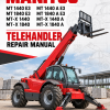 Manitou MT 1440 E3, MT 1440 A E3, MT 1840 E3, MT 1840 A E3, MT-X 1440, MT-X 1440 A, MT-X 1840, MT-X 1840 A Telehandler Repair Manual